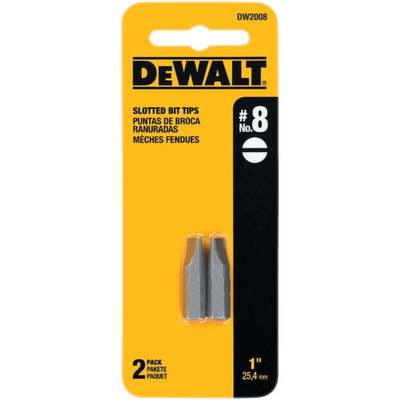 #8 1" SLOTTED INSERT BIT