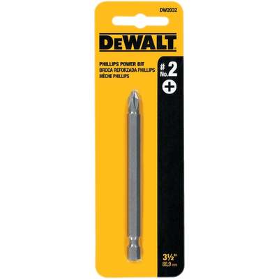 #2, 3.5" DEWALT PHILIP BIT