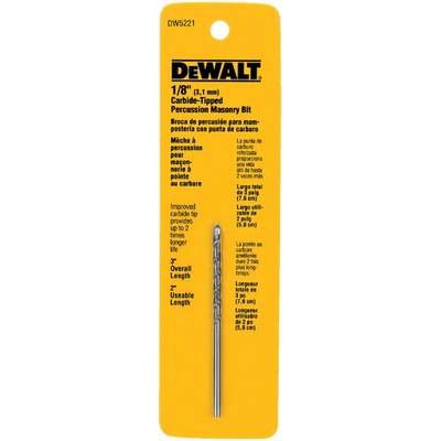 1/8x3 Masonry Bit