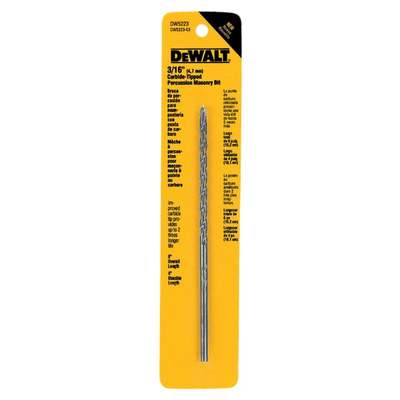 3/16x6 Masonry Drill Bit