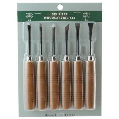 6PC WOOD CARVING SET