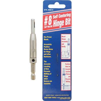 #8 7/64" Hinge Drill Bit