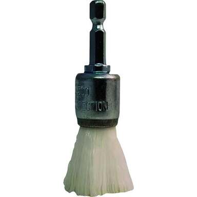 3/4" Wht Drill Brush