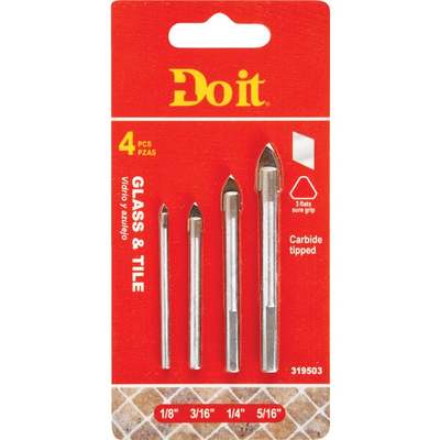 4pc DIB GLASS/TILE BIT SET