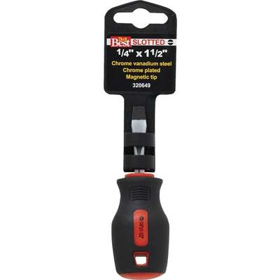 SLOT SCREWDRIVER 1/4X1-1/2IN