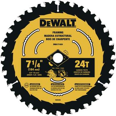 7-1/4'' 24T BULK SAW BLADE