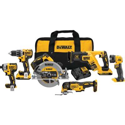 20V XR 6 TOOL COMBO KIT