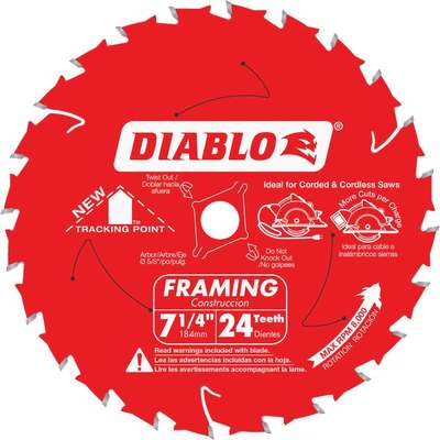 7-1/4" 24T SAW BLADE