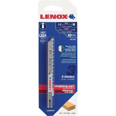 3pk 4" 10T U Jig Blade