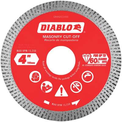 4"  DIAMOND MASONRY DISC