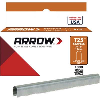 ARW T25 7/16" CRWN CBL STAPLE***