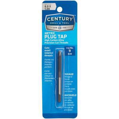 Century Drill & Tool 6.0x1.00 Carbon Steel Metric Tap