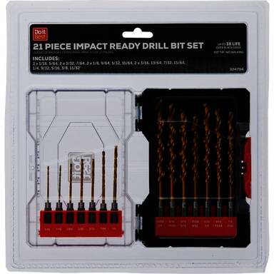 21PC TNM HEX DRLLBIT SET