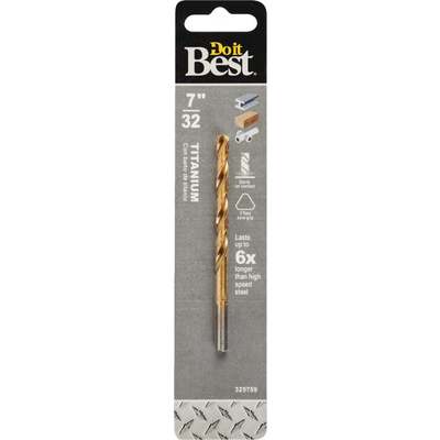 Do it Best 7/32 In. Titanium Drill Bit