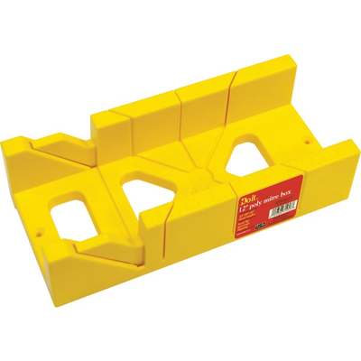 Do it Plastic 12 In. Miter Box (Saw not Included)