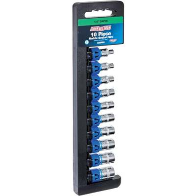 10PC M 1/4" SOCKET SET