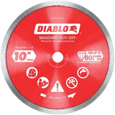 10"  DIAMOND MASNRY DISC