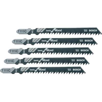 4" 8T BOSCH WOOD JIGSAW 5pc