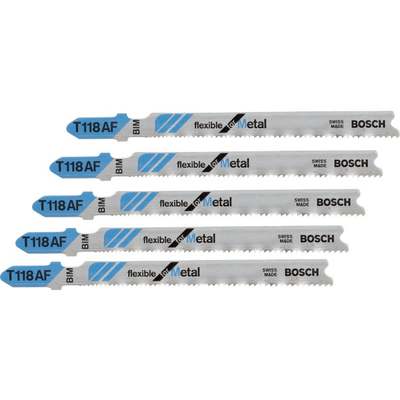 3" 24T BOSCH BI/MET JIGSAW 5pc