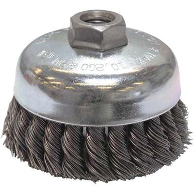 4" .020 WIRE CUP BRUSH