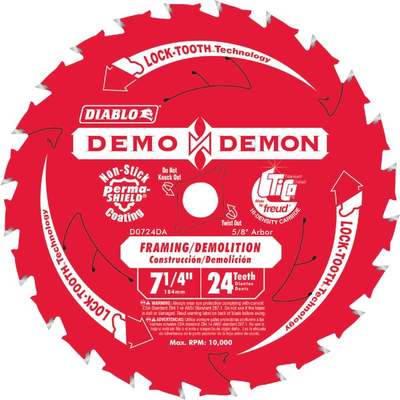 7-1/4" Diablo Demo-demon