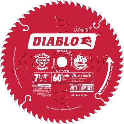 7-1/4 60T Circular Saw Blade