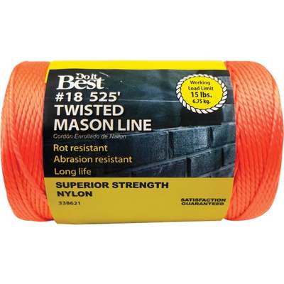 LINE MASON 525'NYLON ORANGE