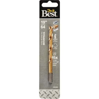 19/64 DIB TITANIUM DRILL BIT