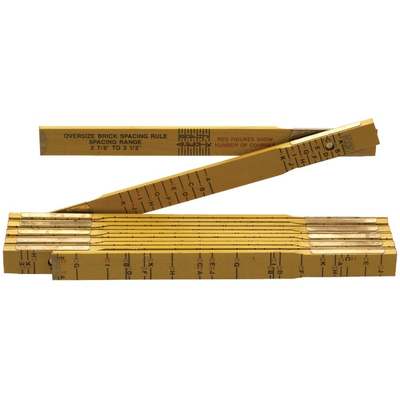 6' MASONRY FOLDING RULER