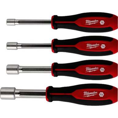 4PC SAE NUT DRIVER SET