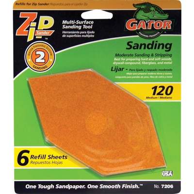 ZIP SANDER REFILL 120 6PK