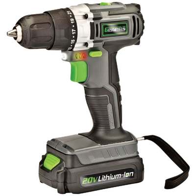 GENESIS 20V 3/8IN DRILL/DRIVER