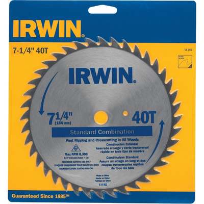 7-1/4" 40T STEEL BLADE**********
