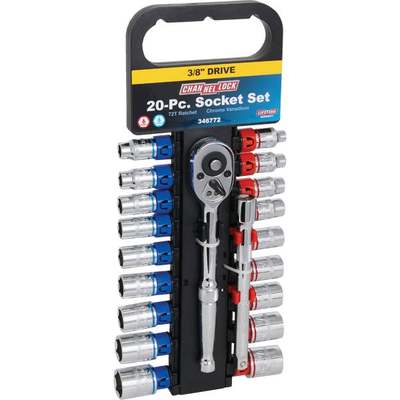 20PC 3/8" SOCKET SET