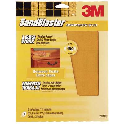 SANDPAPER9X11 180G