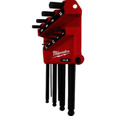 9PC MTRC HEX KEY SET
