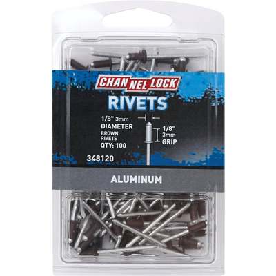 1/8X1/8 BRN ALUM RIVET