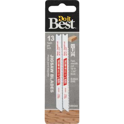 Do it Best U-Shank 3-5/8 In. x 13 TPI Bi-Metal Jig Saw Blade, Wood 1-3/4 In.