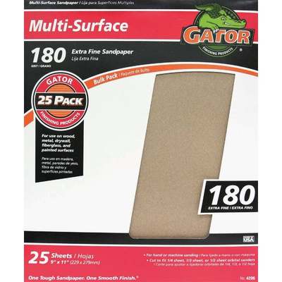 03261 SANDPAPER,A/O 180