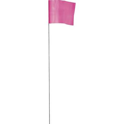 Empire 21 In. Steel Staff Pink Marking Flags