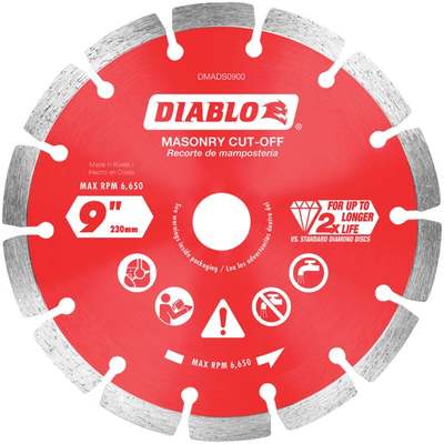 9" DIAMOND MASONRY DISC