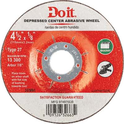 4-1/2X1/8 MASONRY WHEEL