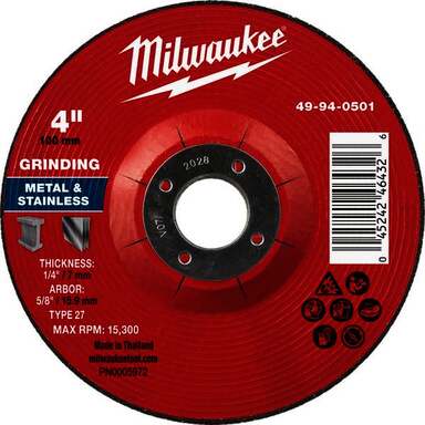 4x1/4x5/8 DC Metal Grind Wheel