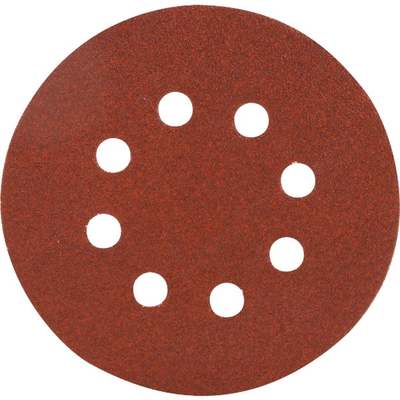 Do it Best 5 In. 80-Grit 8-Hole Pattern Vented Sanding Disc with Hook & Loop