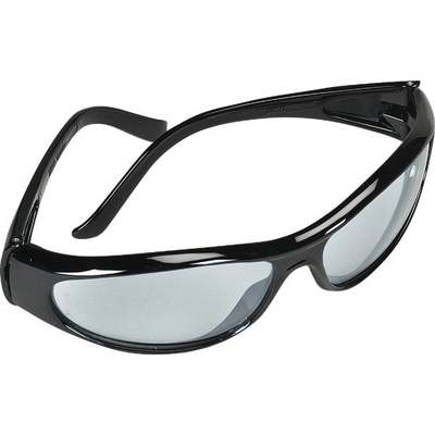 Safety Works Blue Essential Style Black Frame Safety Glasses with Anti-Fog