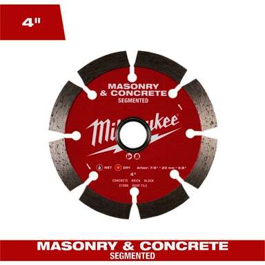 4" SGMNTD DIAMOND BLADE
