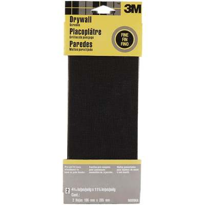 3M 4-3/16 In. x 11-1/4 In. Sanding Screen, Fine (2-Pack)