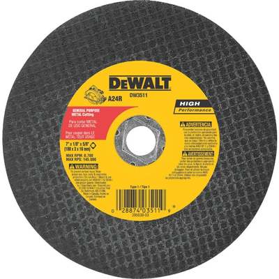 7" METAL ABRASIVE BLADE