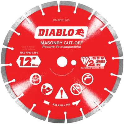 12"  DIAMOND MASNRY DISC