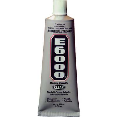 E6000 Clear Industrial Adh 3.7oz